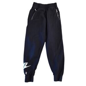Comfortable Black Nike Air Sweatpants with White Logo - XS